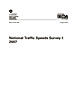 National Traffic Speeds Survey I: 2007